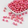 Faceted Colorful Eco-Friendly Poly Styrene Acrylic Round Beads SACR-K001-8mm-65-2