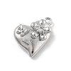 Brass Micro Pave Cubic Zirconia Pendants KK-D283-13P-1