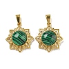 Synthetic Malachite Pendants STAS-U024-15G-03-1