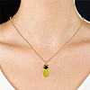 2 Sets 2 Style Alloy Pineapple Pendant Necklace & Dangle Earrings SJEW-FI0001-01-5