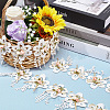 1 Yard Embroidery Flower Polyester Lace Trim OCOR-GF0002-55-5