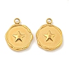 Ion Plating(IP) 304 Stainless Steel Pendants STAS-A099-07G-1