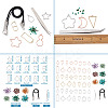 DIY UV/Epoxy Resin Pendant Necklace Making Kits DIY-TA0008-72-16