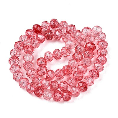 Transparent Glass Beads Strands GLAA-T023-6mm-A13-1