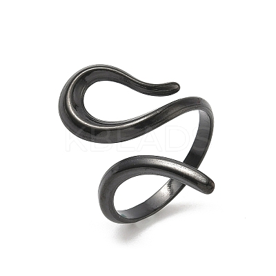 304 Stainless Steel Cuff Open Rings LS-RJEW-D338-02A-EB-1