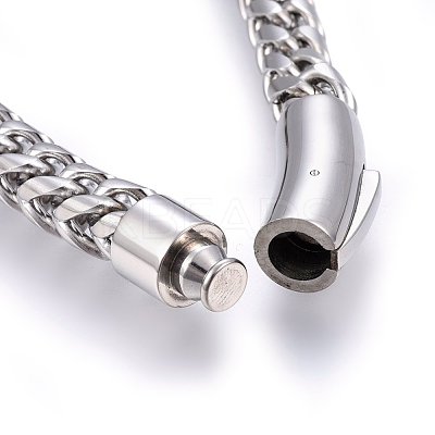 Tarnish Resistant 304 Stainless Steel Chain Bracelets BJEW-L631-42P-1