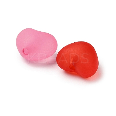 Frosted Opaque Acrylic Beads MACR-F084-07-1