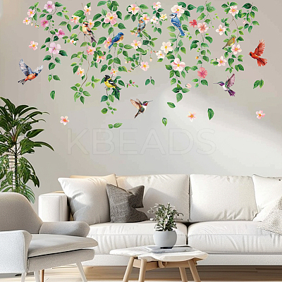Translucent PVC Self Adhesive Wall Stickers STIC-WH0041-001-1
