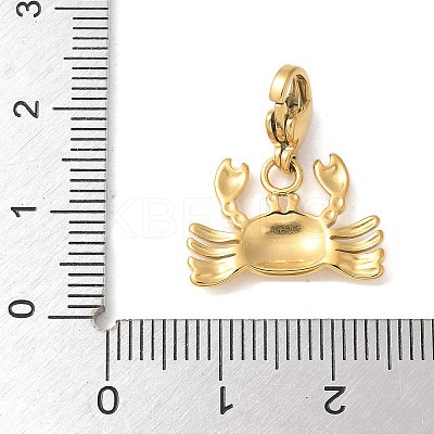 Crab 304 Stainless Steel Pendant Decorations STAS-G352-34G-1