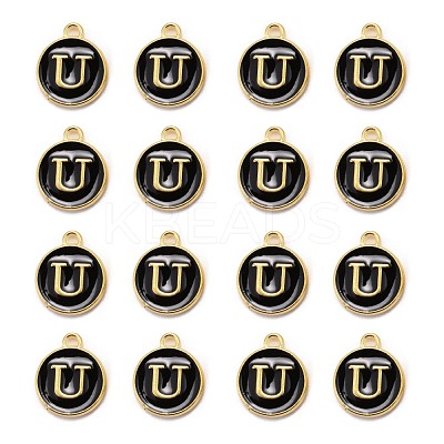 Golden Plated Alloy Charms ENAM-S118-02U-1