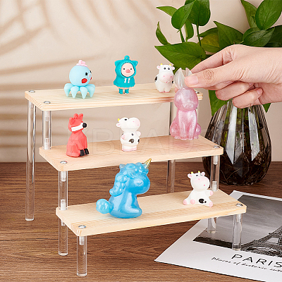 3-Tier Acrylic Model Toy Display Riser ODIS-WH0029-38-1