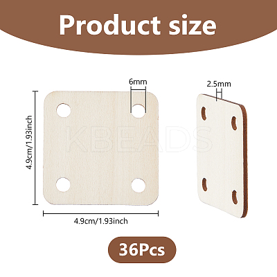Wooden Knitting Loom Board DIY-WH0591-143D-1