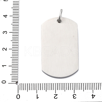 304 Stainless Steel Enamel Pendants STAS-U043-03P-1