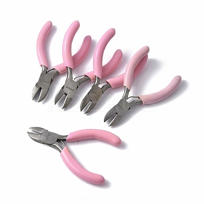 (Defective Closeout Sale: Yellowing and Rusty) 45# Carbon Steel Jewelry Pliers PT-XCP0001-17-1