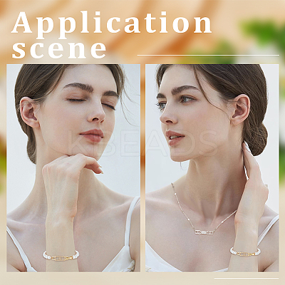8Pcs 4 Styles Rack Plating Brass Clear Cubic Zirconia Watch Band Clasps ZIRC-BBC0002-02-1