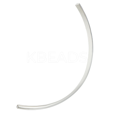 1Pc 925 Sterling Silver Rectangle Flat Wire STER-BBC0005-64A-1