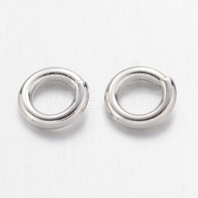 Brass Open Jump Rings JRC4mm-NF-1