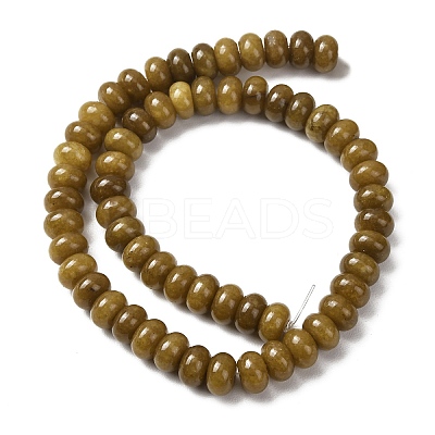 Dyed Natural White Jade Beads Strands G-G107-A44-01-1