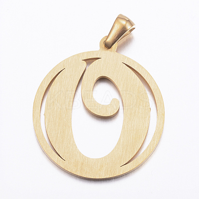 Ion Plating(IP) 304 Stainless Steel Pendants STAS-K162-068G-1