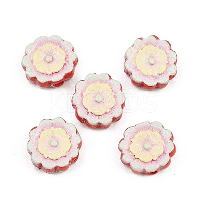 Printed Cinnabar Beads CARL-A001-01D-1