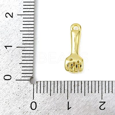 Brass Pave Clear Cubic Zirconia Pendants KK-L238-10G-1