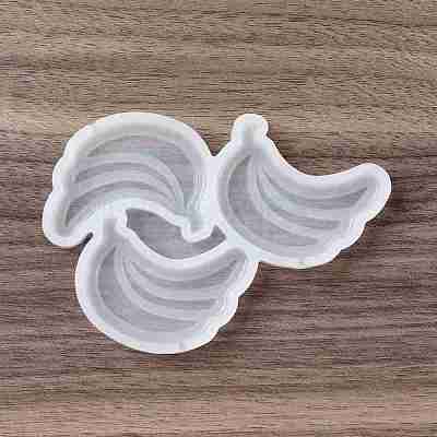 Banana Shape Food Grade Silicone Lollipop Molds DIY-D069-04-1