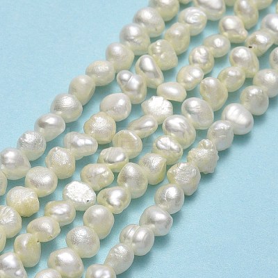 Natural Cultured Freshwater Pearl Beads Strands PEAR-A005-05B-01-1