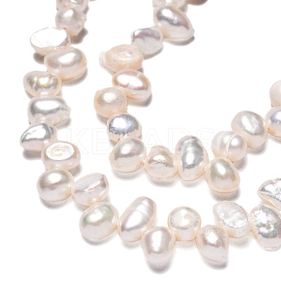 Natural Cultured Freshwater Pearl Beads Strands PEAR-N014-05G-1