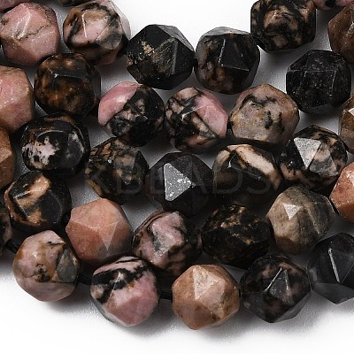 Natural Rhodonite Beads Strands G-Z119-A19-01-1