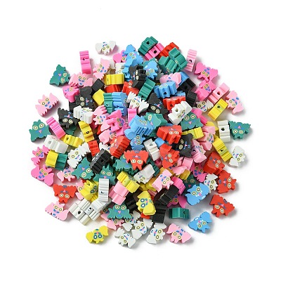 200Pcs Handmade Polymer Clay Beads CLAY-CJ0001-91-1