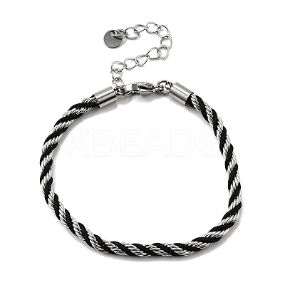 304 Stainless Steel Nylon Cord String Bracelets BJEW-Z124-01P-1