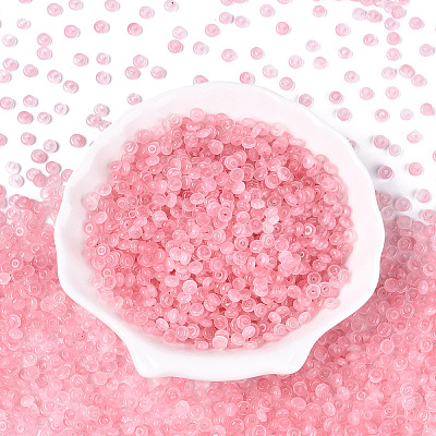 Baking Paint Glass Seed Beads GLAA-T023-43H-1
