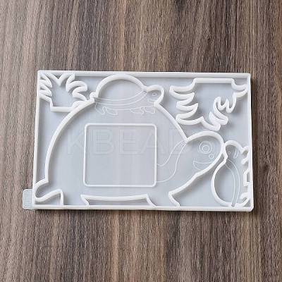 DIY Tortoise Photo Frame & Grass Decoration Silicone Molds DIY-I099-58-1