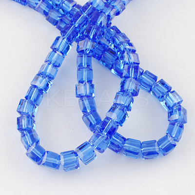 Glass Bead Strands GLAA-R041-6x6mm-21-1