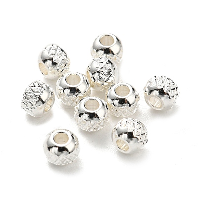 201 Stainless Steel Beads STAS-A057-01B-S-1