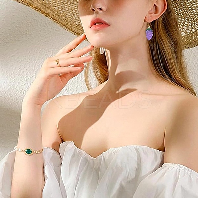 10Pcs 10 Styles Opaque & Transparent Resin Pendants RESI-YW0005-18-1