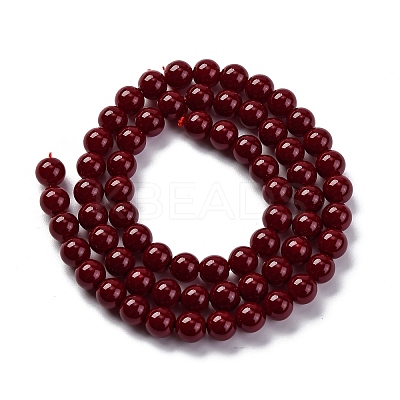 Baking Paint Glass Beads GLAA-Z010-01D-1