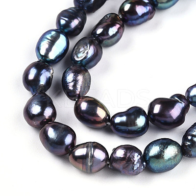 Natural Cultured Freshwater Pearl Beads Strands PEAR-N014-06G-04-1