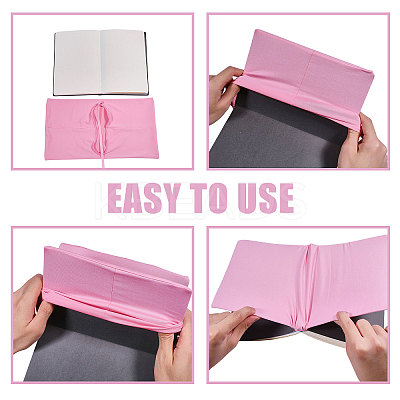 Elastic Cloth Book Cover AJEW-WH0696-009D-1