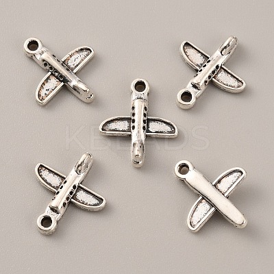 Tibetan Style Alloy Charms FIND-CJC0017-32C-AS-1