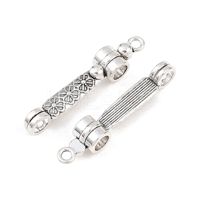 Tibetan Style Alloy Connector Charms PALLOY-A024-16AS-1-1