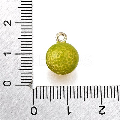 Alloy Enamel Charms ENAM-D303-07G-07-1