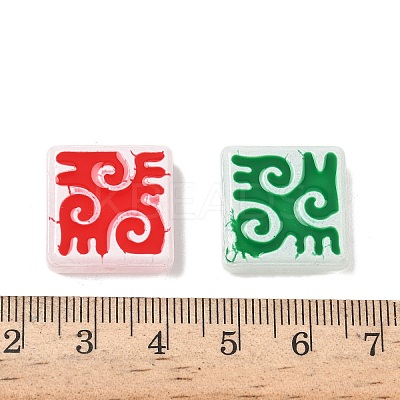 Dyed & Heated Baking Paint Glass Beads LAMP-D004-03-1