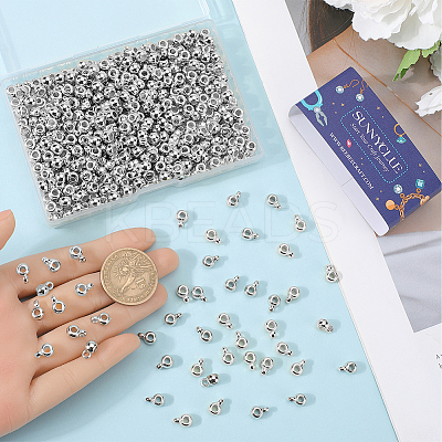 400Pcs CCB Plastic Tube Bails CCB-SC0001-28P-1