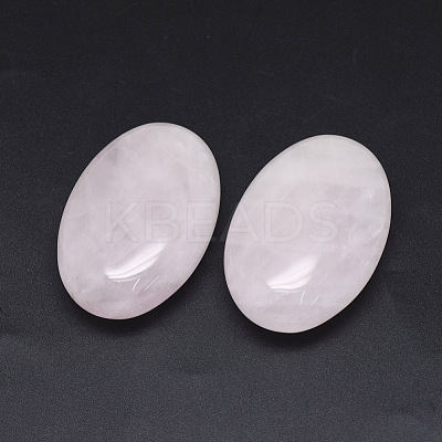 Natural Rose Quartz Healing Massage Palm Stones G-P415-65-1