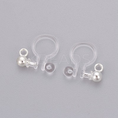 Transparent U Type Painless Prevent Allergy Resin Ear Clip X-KY-L005-03S-1