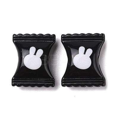 Two-tone Acrylic Beads OACR-U003-15-1