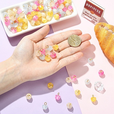 30Pcs Resin UV Reactive Charms PALLOY-YW00173-01-1