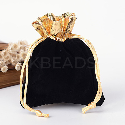Rectangle Velvet Jewelry Bag X-TP-R001-10x12-01-1