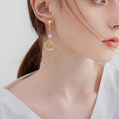 20Pcs 2 Colors Brass Clip-on Earring Findings KK-SP0002-51-1
